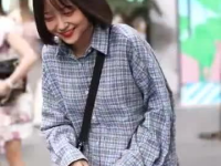 00后可爱小姐姐街拍图,可爱小姐姐的时尚街拍集锦